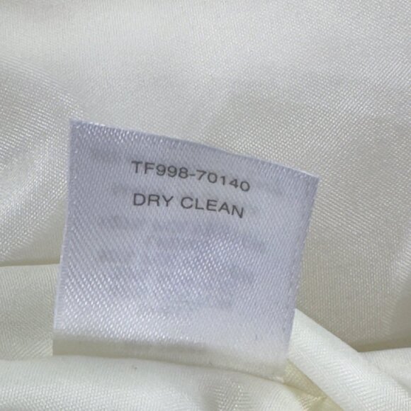 PENDLETON Women’s Jacket Ivory Tweed Textured Cotton Blend Collarless Size 6 - Picture 6 of 8